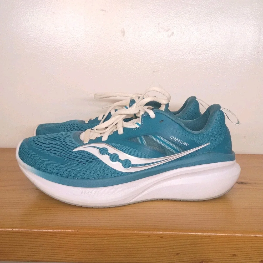 Saucony Omni 22 Shoes Womens Size 9 Blue Running Sneakers S10926-201